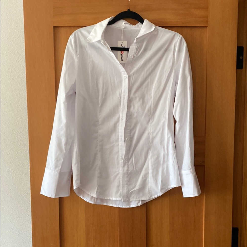 White Button-Up Shirt